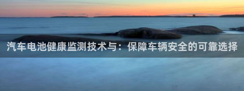 优发国际是大平台吗知乎：汽车电池健康监测技术与：保障车辆安全的可靠选择