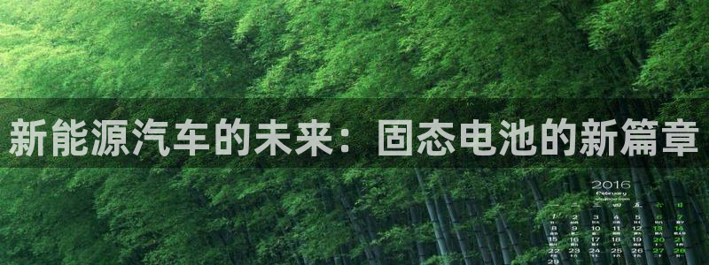 优发国际首页app：新能源汽车的未来：固态电池的新篇章