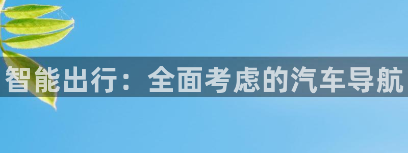 优发国际安卓版下载安装：智能出行：全面考虑的汽车导航
