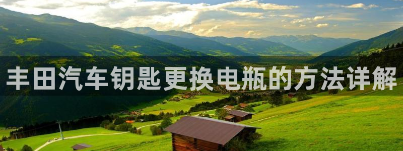 优发国际平台手机版下载官网：丰田汽车钥匙更换电瓶的方法详解